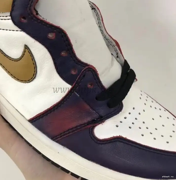 PK Lakers Air Purple-Gold Ready 1 Retro SB God Jordan Nike ship High Chicago CD6578 2019 OG to 0515